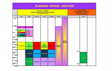 PLANNING 2022-2023